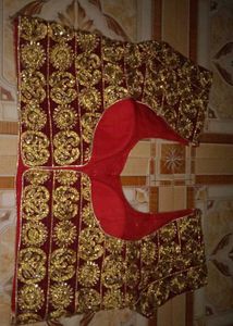 Embellished Maroon Blouse