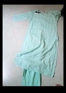 Light Green Printed Kurta Set