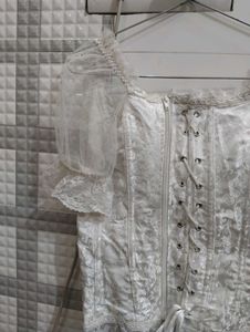 White Corset Top
