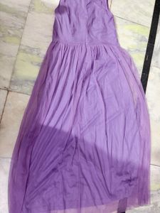 Purple Embellished Gown