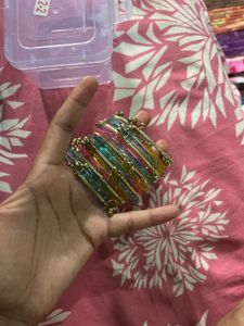 Vibrant Beaded Bangles