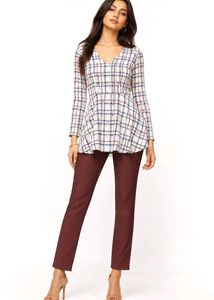 tweed dress with freebie trouser