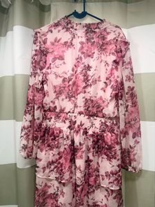 floral print  fit &amp; flare dress | Size : Xl