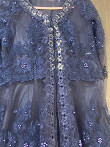 Stunning Gown With Heavy Embroidery &amp; Pearl
