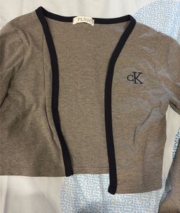 Women's Knit Crop Top &amp; Cardigan Set