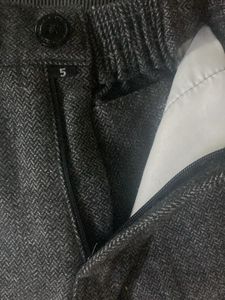 Grey Tweed Smart Woollen Pants