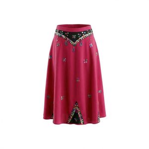 Embroidered Bohemian Skirt