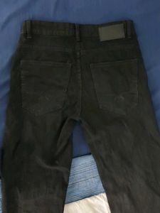 Roadster straight fit black jeans 32