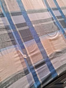 Plaid Cotton Bed Sheet