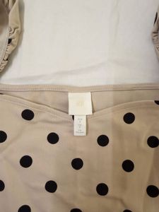 Chic Polka Dot Off-Shoulder Top