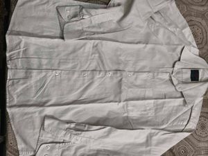 Richlook Men's Casual White Shirt in L 40 size