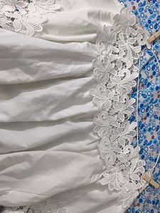 Chic White Off-Shoulder Lace Top