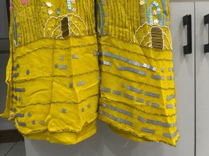 Yellow Handwork jumpsuit