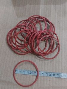 Metallic Redish Bangle Set of 24