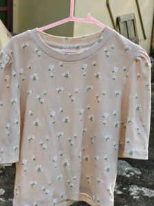 Cute Floral Print crop Top