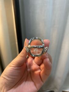 Devil Elf Ring with Red Gem