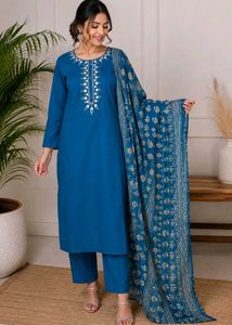 Blue Kurta Set - 40 Bust (L size)