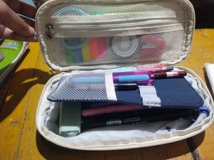 pinterest Cute White Pouch with sticky notes pad