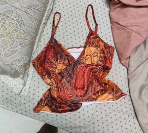 Boho Sun &amp; Moon Print Cami Top, from savanah