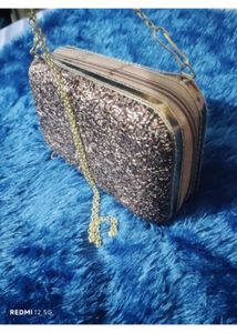 Sparkling Beaded Clutch Bag