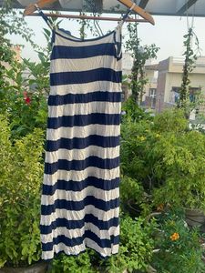 Striped Sleeveless Dress