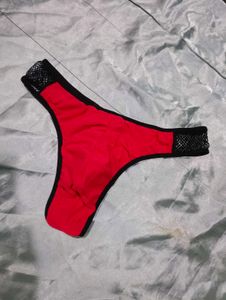 Red & Black Lace hot  Thong Panty for men