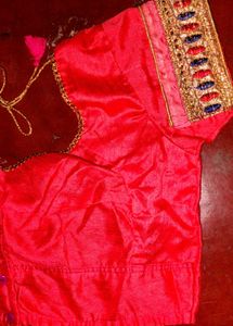 Ethnic Blouse - Pink &amp; Blue