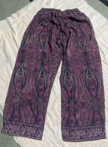 Brand New Paisley Print Wide Leg Pants
