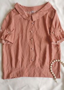 Vintage Striped Blouse