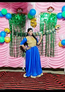 Royal Blue Ethnic Gown