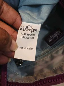 Kipling Crossbody Bag - Plum Color