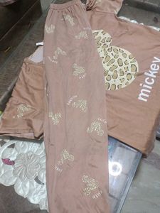 Cute Mickey Pajama Set