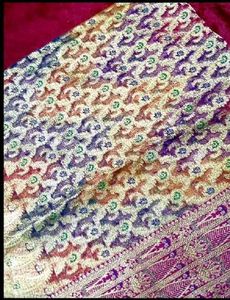 ✨ Premium Banarasi Silk Saree – Rich Zari