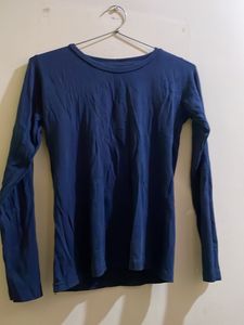 Navy Blue Long Sleeve Tee