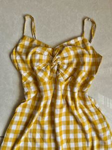 Yellow Gingham Sundress