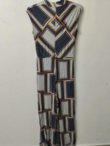 Stylish Geometric Print Jumpsuit