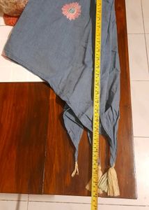 Asymmetrical hem Chambery kurta