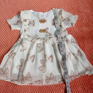 Adorable Butterfly Print Dress for Girls