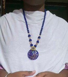 Blue Beaded Necklace