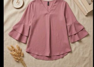 Elegant Bell Sleeve Top