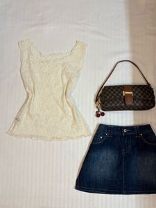 Fairycore Lace Top