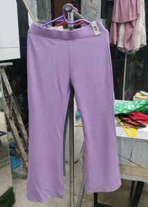 H&M Purple Flared Pants