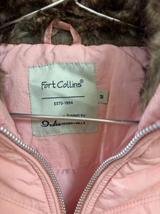 Women's Pink Puffer Jacket