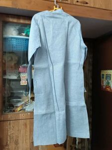 Striped Light Blue Kurta