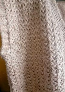 V-Neck Sleeveless Knit Sweater Vest
