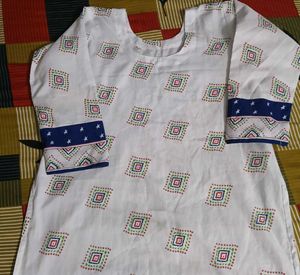 Beutiful White &amp; Blue 3-Piece Set