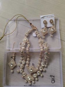 Bridal Wedding Jewelry Set with Necklace, Earrings