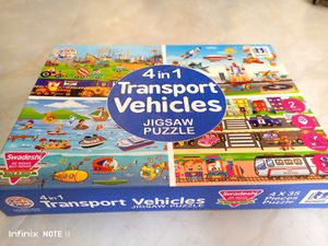 New Ratna's 4 In 1 Transport Jigsaw Puzzle
