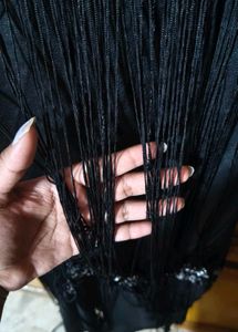 Black Fringe Sleeveless Party Dress | Sequin Tasse