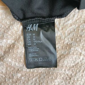 H&amp;M Basic Black Spaghetti Strap Tank Top